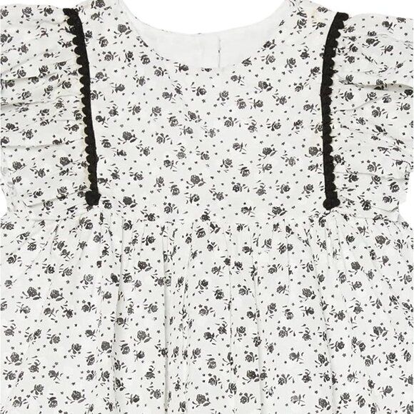 Pippa & Julie Girls' Sleeveless Patterned Party Dress, Fit and Flare Size: 6X - Picture 2 of 5